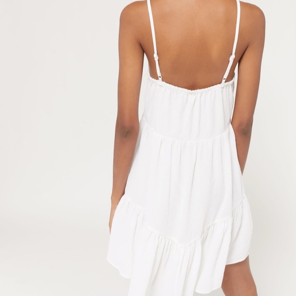 NWT UO Agatha Ruffle Button-Front Babydoll Dress - Picture 4 of 5